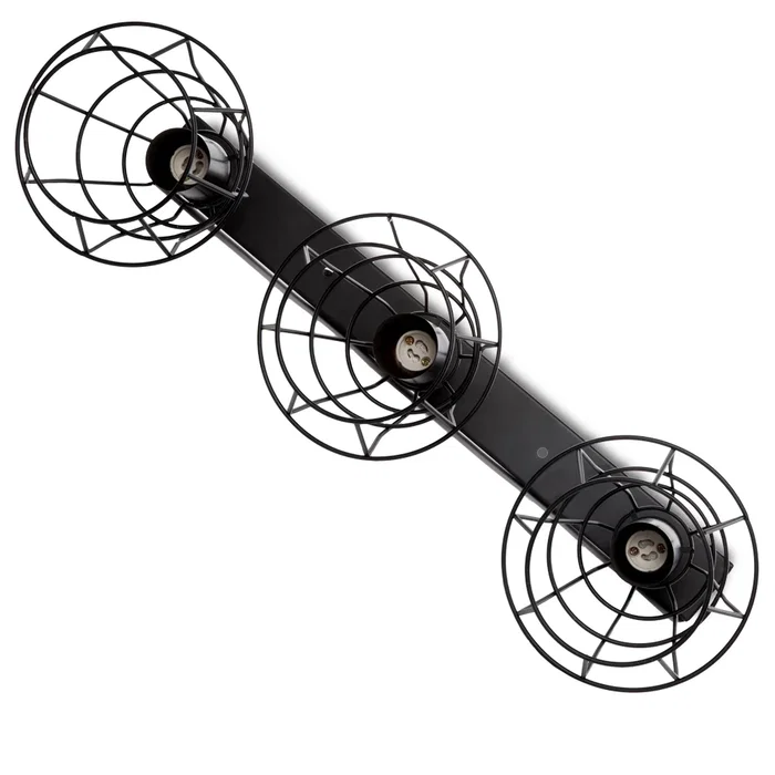 Plafonnier Gabbia Tre orientable en aluminium