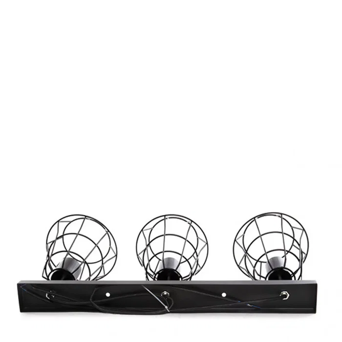 Plafonnier Gabbia Tre orientable en aluminium