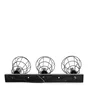 Plafonnier Gabbia Tre orientable en aluminium