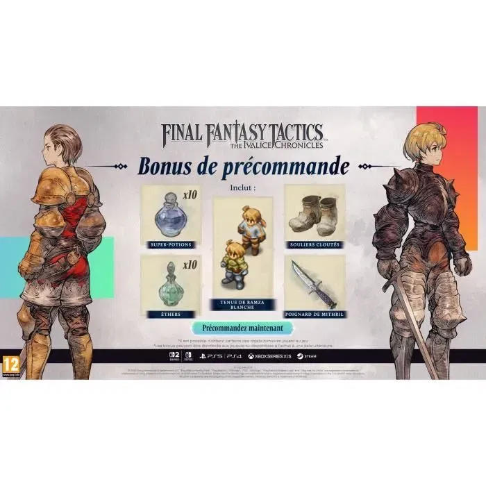 Square Enix Final Fantasy Tactics - The Ivalice Chronicles - Jeu de stratégie pour PlayStation 5 (PS5) - Version française