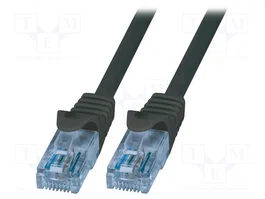 LOGILINK Câble Ethernet Patch Cord Cat 6a U/UTP RJ45 1,5m