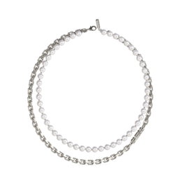 Guess Collier Edgy Styles en Acier Inoxydable Gris