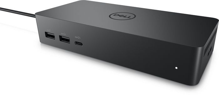 Dell Station d'accueil universelle - 2 x DisplayPort, 1 x HDMI, 4 x USB-C 3.2 Gen 2, RJ-45, Noir - Pour ordinateur portable USB-C Dell Station d'accueil universelle - 2 x DisplayPort, 1 x HDMI, 4 x USB-C 3.2 Gen 2, RJ-45, Noir - Pour ordinateur portable USB-C