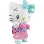Jemini Peluche Hello Kitty Kawai en Kimono Rose et Tongs - 22 cm