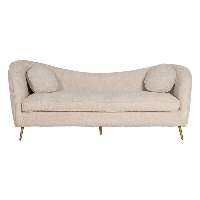 BigBuy Home Canapé Beige 195 x 74 x 77 cm