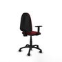 PIQUERAS Y CRESPO Chaise de bureau Aýna, Simili cuir Bordeaux