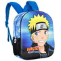 KARACTERMANIA - Sac à dos enfant Naruto 3D avec relief - 31 cm - Compartiment principal à fermeture éclair et poches latérales en filet