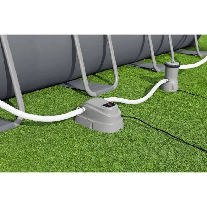Bestway - Réchauffeur électrique pour piscine hors sol 2800 W - Installation monophasée - Gris