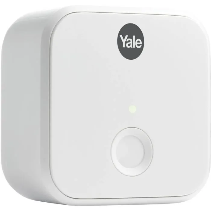 YALE 05/401C00/WH Connect Wi-Fi Bridge - Pont WiFi pour connexion à distance (Blanc, Prise 2 broches) avec fonctionnalité Assistant Vocal