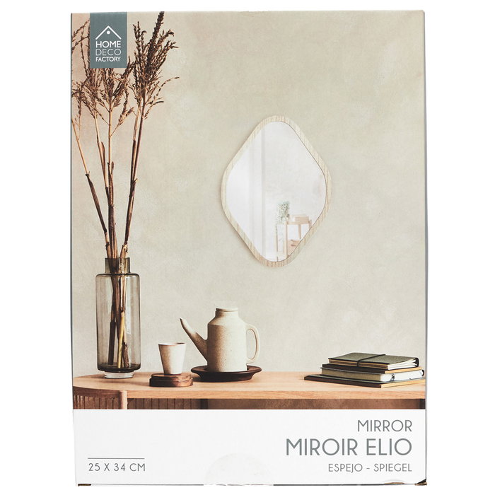 Home Deco Factory Miroir Elio 25x34 cm en bois MDF