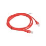 Lanberg Câble Réseau Rigide UTP 5ème Catégorie PCU5-20CC-0150-R Rouge 1,5 m