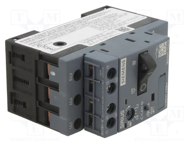 SIEMENS 3RV1011-1DA15 Interrupteur de moteur 1,1kW SIEMENS 3RV1011-1DA15 Interrupteur de moteur 1,1kW