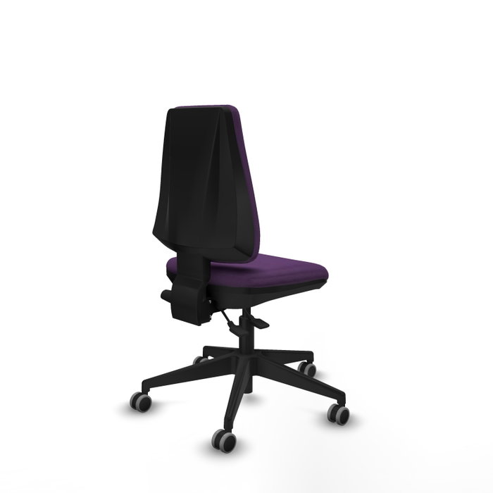 PIQUERAS Y CRESPO Chaise Elche Asynchrone Tissu Pourpre Base pyramidale noire PIQUERAS Y CRESPO Chaise Elche Asynchrone Tissu Pourpre Base pyramidale noire