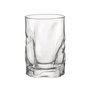 Bormioli Rocco Verre Bas Sorgente 30 cL en Verre Transparent avec Relief