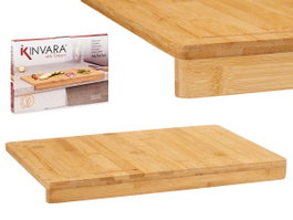 Kinvara Planche à découper en bambou 38x26,5 cm marron (Set de 6)