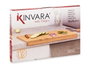 Kinvara Planche à découper en bambou 38x26,5 cm marron (Set de 6)