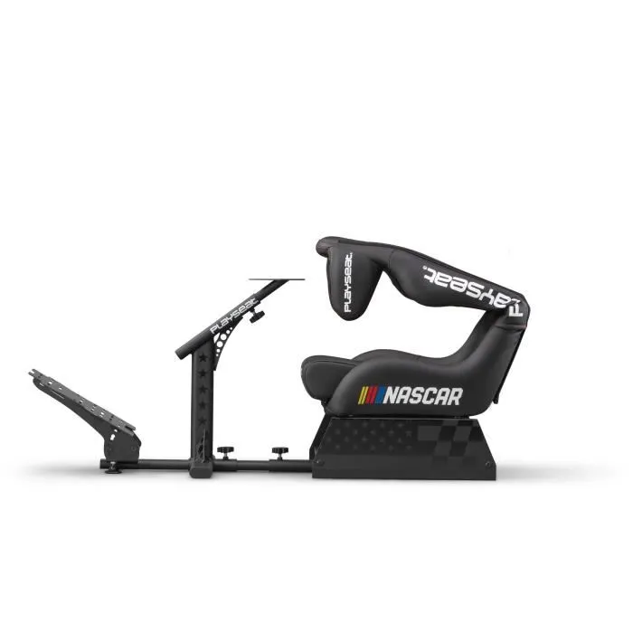 Playseat Siège de Simulation Evolution Pro - NASCAR Edition - Noir - Cockpit de course réaliste