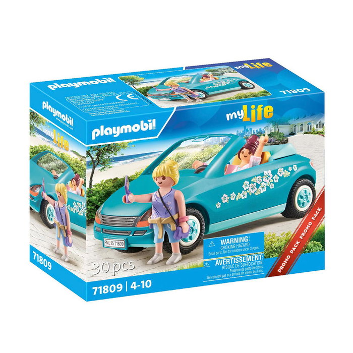 Playmobil Cabriolet et jeunes filles avec perche à selfie 71809 My Life, 30 pièces Playmobil Cabriolet et jeunes filles avec perche à selfie 71809 My Life, 30 pièces