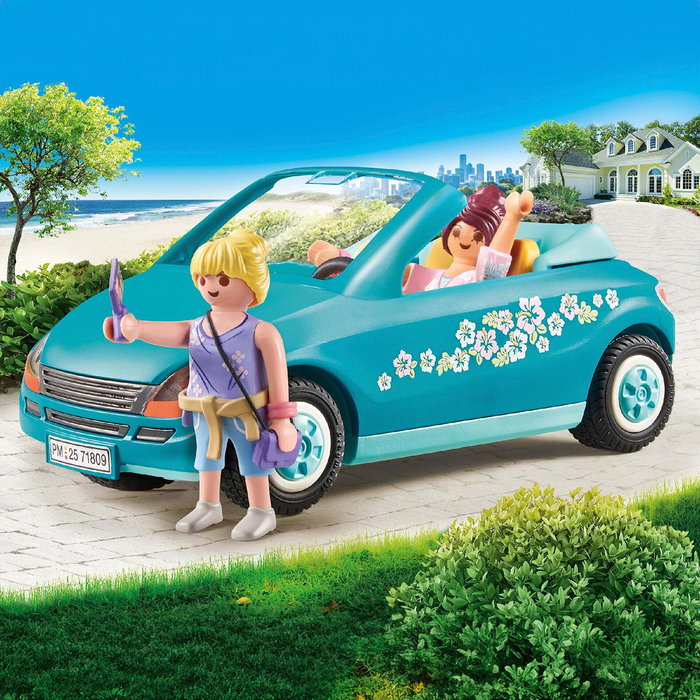 Playmobil Cabriolet et jeunes filles avec perche à selfie 71809 My Life, 30 pièces Playmobil Cabriolet et jeunes filles avec perche à selfie 71809 My Life, 30 pièces