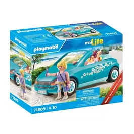 Playmobil 71809 - Cabriolet My Life avec jeunes filles et perche à selfie, 30 pièces, Jouet enfant dès 4 ans