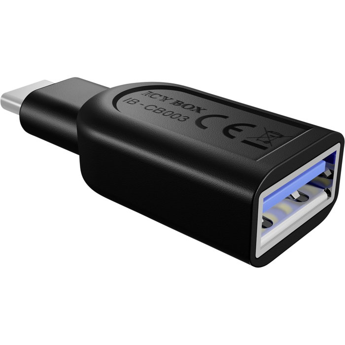 Icy Adaptateur USB 3.0 Type-C vers Type-A IB-CB003 Noir Icy Adaptateur USB 3.0 Type-C vers Type-A IB-CB003 Noir