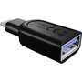 Icy Adaptateur USB 3.0 Type-C vers Type-A IB-CB003 Noir