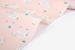 Dailylike Tissu coton biologique zebra 1,10m x 3m