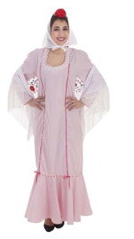Creaciones Llopis Déguisement Adulte Chulapa Rose Taille L