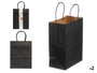 Pincello Lot de 2 sacs en papier noir 11 x 36 x 21 cm (Set de 48)