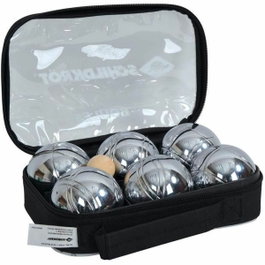 Schildkröt Funsport Set de boules de pétanque Argent et Noir