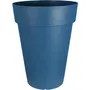 Riviera - Pot de fleurs Soleilla Haut, Plastique, H65 x D49 cm, Bleu