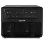 Cuisinart Friteuse sans huile Airfryer AFD10XBLE - Capacité 10,4L Double cuves - 6 modes de cuisson - Noir - 2400W