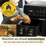 Cuisinart Friteuse sans huile Airfryer AFD10XBLE - Capacité 10,4L Double cuves - 6 modes de cuisson - Noir - 2400W