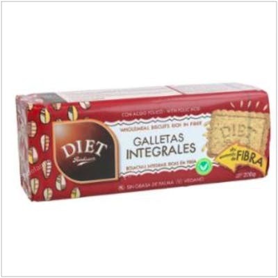 DIAT Galletas Integrales 220Gr DIAT Galletas Integrales 220Gr