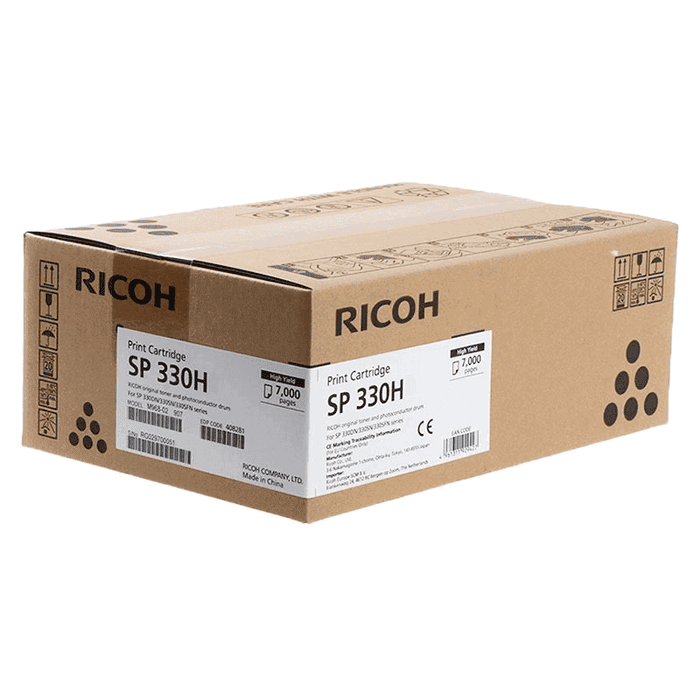 Ricoh Toner SP 330 / 408281 Noir XL - Cartouche d'encre noire de grande capacité pour imprimante Ricoh Toner SP 330 / 408281 Noir XL - Cartouche d'encre noire de grande capacité pour imprimante