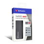 Verbatim Vx500 - Disque SSD externe 240 Go, USB 3.1 Gen 2, vitesses jusqu'à 500 Mo/s, aluminium gris sidéral, câbles USB-A et USB-C inclus