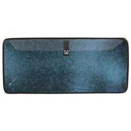 Home Deco Factory Plateau Rectangulaire Bleu 10x22 cm