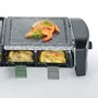 Severin RG9645 Appareil à raclette multifonction pour 8 personnes - Pierre naturelle et plaques combinées antiadhésives - 1400W