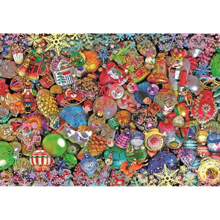 Clementoni Puzzle Jolly Christmas 1000 pièces avec Poster Clementoni Puzzle Jolly Christmas 1000 pièces avec Poster