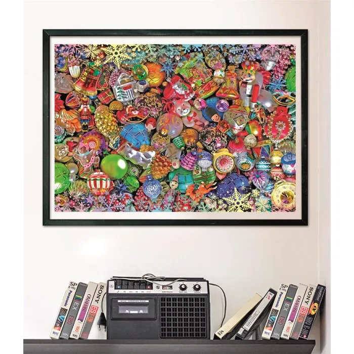 Clementoni Puzzle Jolly Christmas 1000 pièces avec Poster Clementoni Puzzle Jolly Christmas 1000 pièces avec Poster
