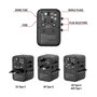 Verbatim UTA-05 Adaptateur de Voyage Universel 65W GaN III avec Prise AC, 2 Ports USB-C PD/QC 4+ et 2 Ports USB-A pour Charge Rapide Multiples Appareils