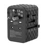 Verbatim UTA-05 Adaptateur de Voyage Universel 65W GaN III avec Prise AC, 2 Ports USB-C PD/QC 4+ et 2 Ports USB-A pour Charge Rapide Multiples Appareils