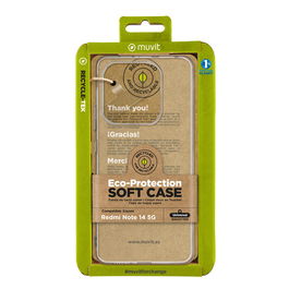 Protection pour téléphone portable Muvit Transparent