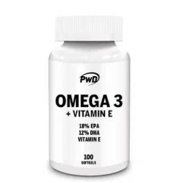PWD NUTRITION Omega 3 + Vit. E 1000 mg, 100 perles