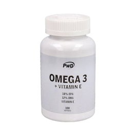 PWD NUTRITION Oméga 3 + Vitamine E 1000mg 100 perles