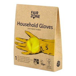 FAIR SQUARED Gants de ménage en latex taille S