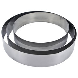Lily Cook Jeu de 3 moules ronds en acier inoxydable