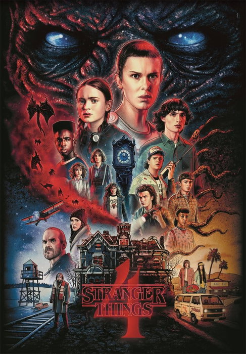 Clementoni Puzzle Stranger Things 4 House 1000 pièces Clementoni Puzzle Stranger Things 4 House 1000 pièces