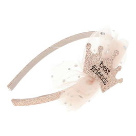 Inca Diadema Bandeau avec laçage et couronne Best Friends - Modèles assortis - Âge recommandé : 3 ans