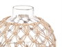 GIFTDECOR Sphère en verre avec corde naturelle